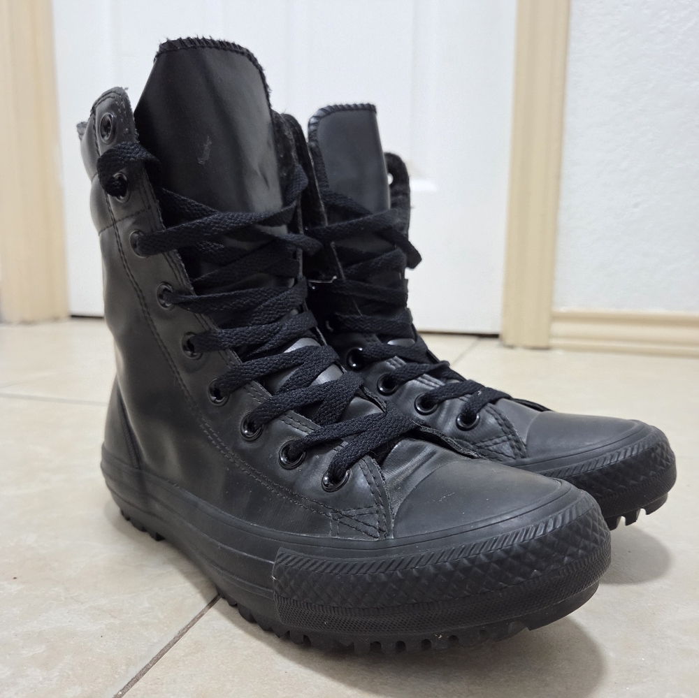 Converse Chuck Taylor Women's All Star Hi-Rise Rubber Boots - Picture 2 of 7